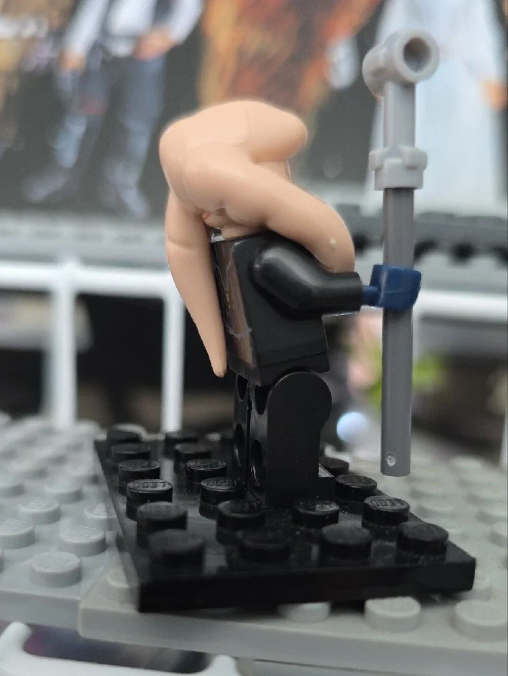 Custom Star Wars Bib Fortuna Minifigure with Staff